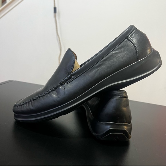 Cole Haan Classic Black Leather Slip-Ons Driving Loafers  Mens 11 - Picture 7 of 16